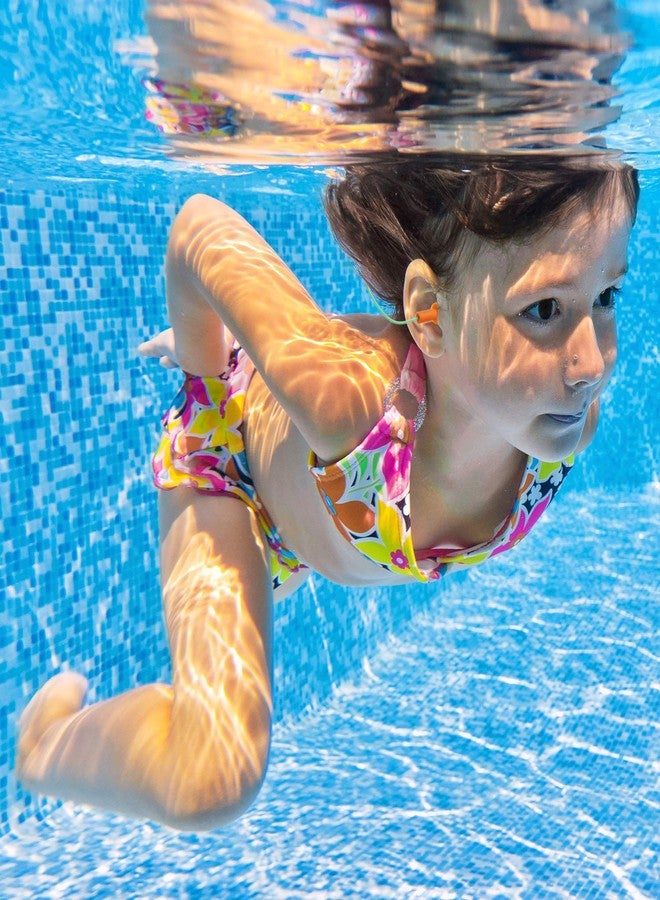 Bememo 6 Pairs Reusable Corded Earplugs Noise Reduction Silicone Ear Plugs with Case Waterproof Earplugs Sound Blocking Hearing Protection for Shooting Sleeping Snoring Swimming Study Sports - Image 5